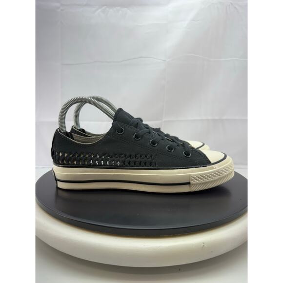 Converse All Star Chuck 70 Weave Womens Size 6 Low Sneakers 164591C Black Rare - Picture 4 of 10